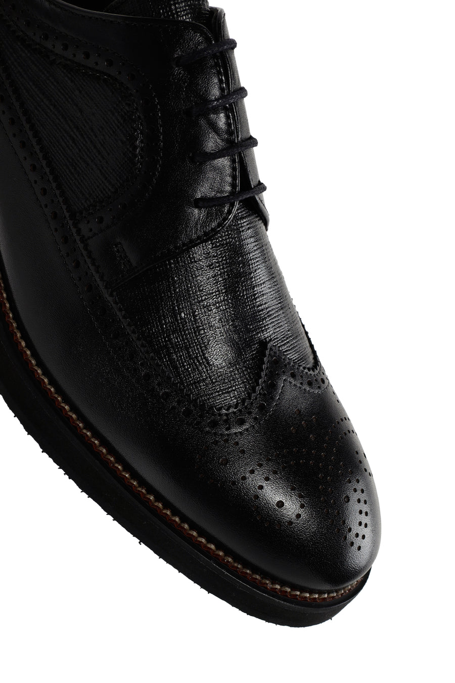 Men's Black Leather Classic Shoes