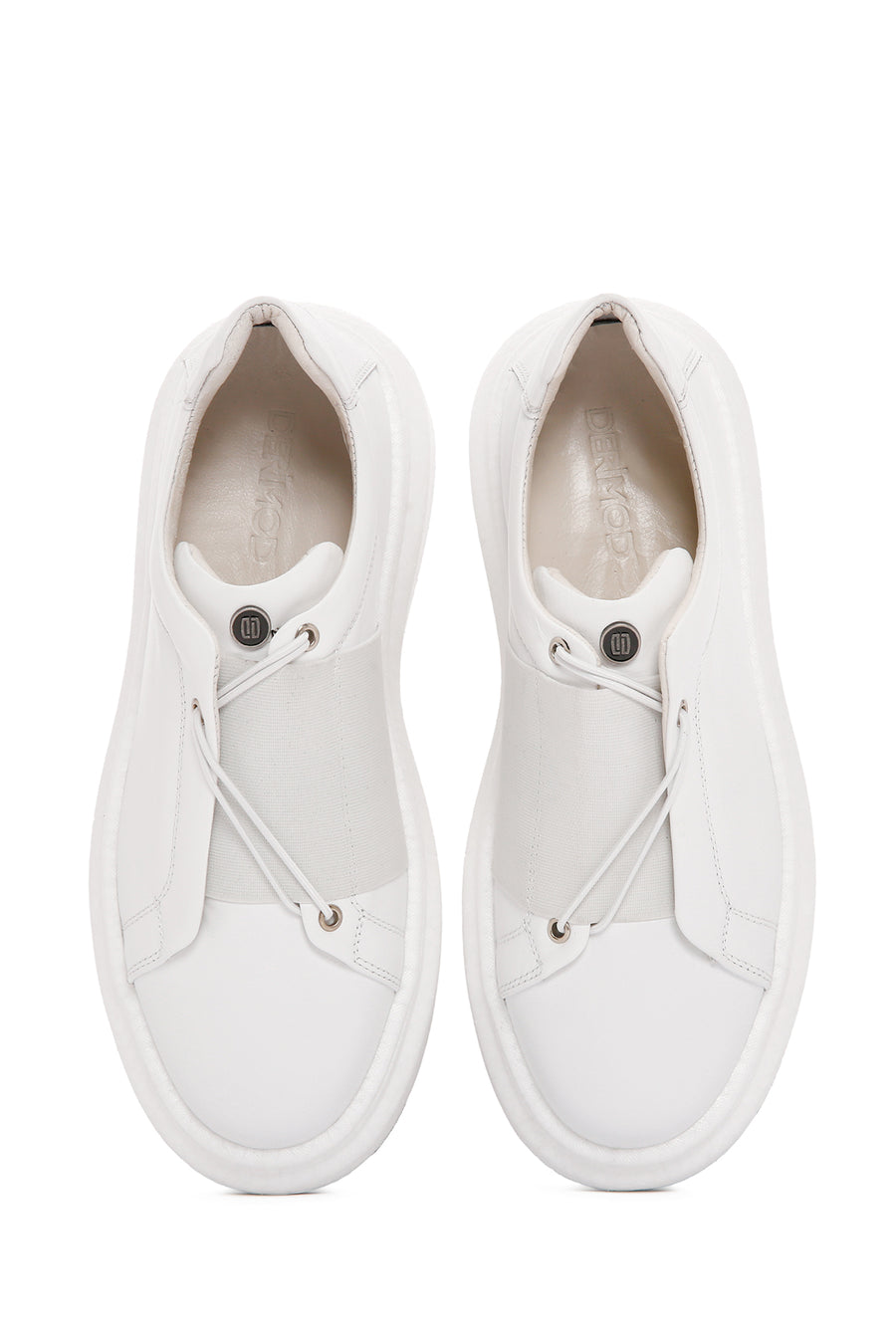 Men's White Leather Sneaker