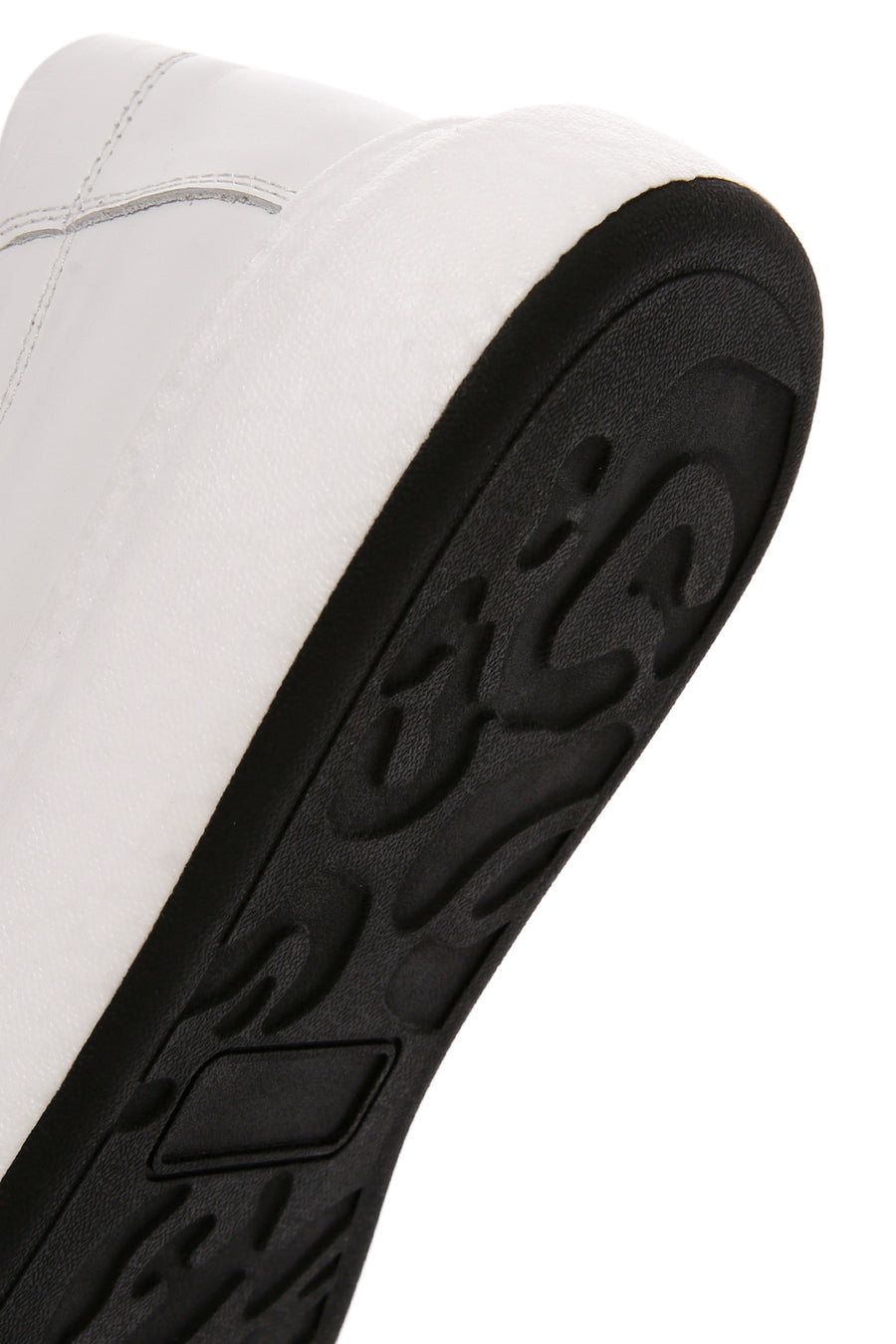 Men's White Leather Sneaker