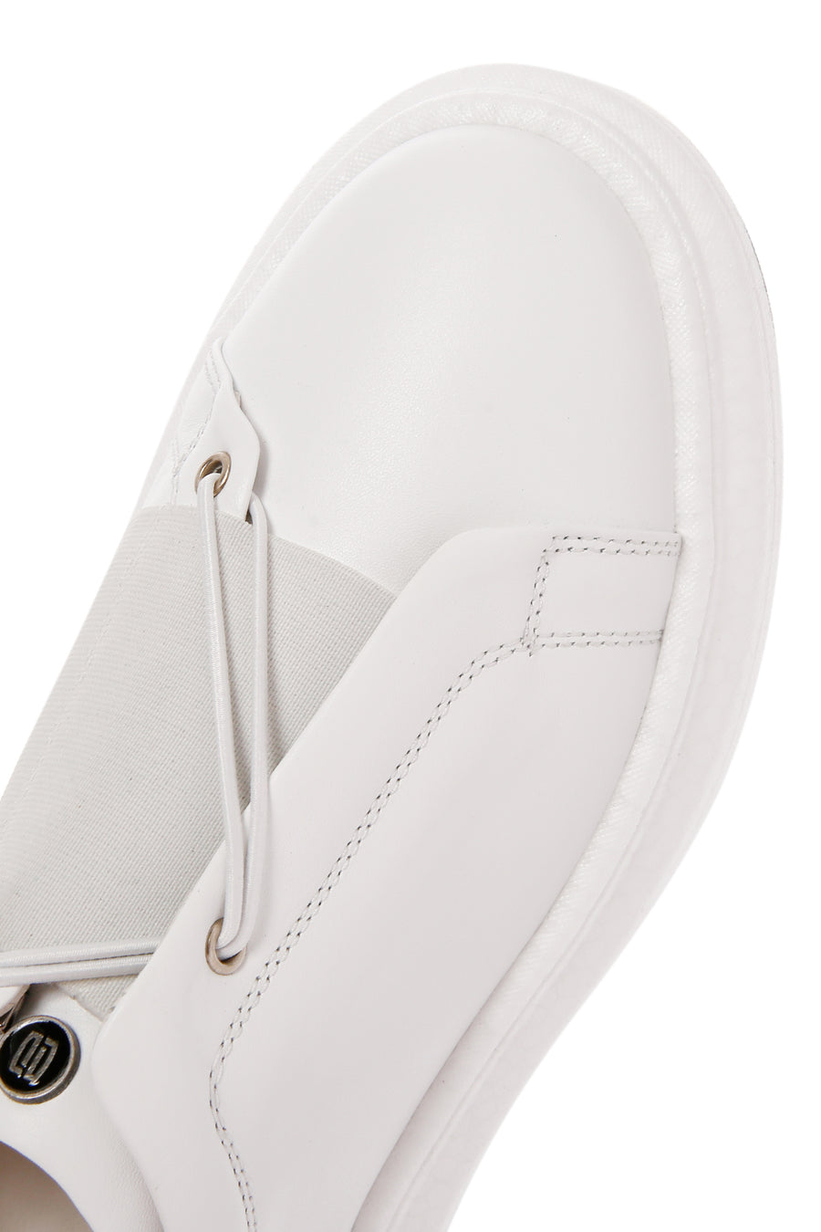 Men's White Leather Sneaker