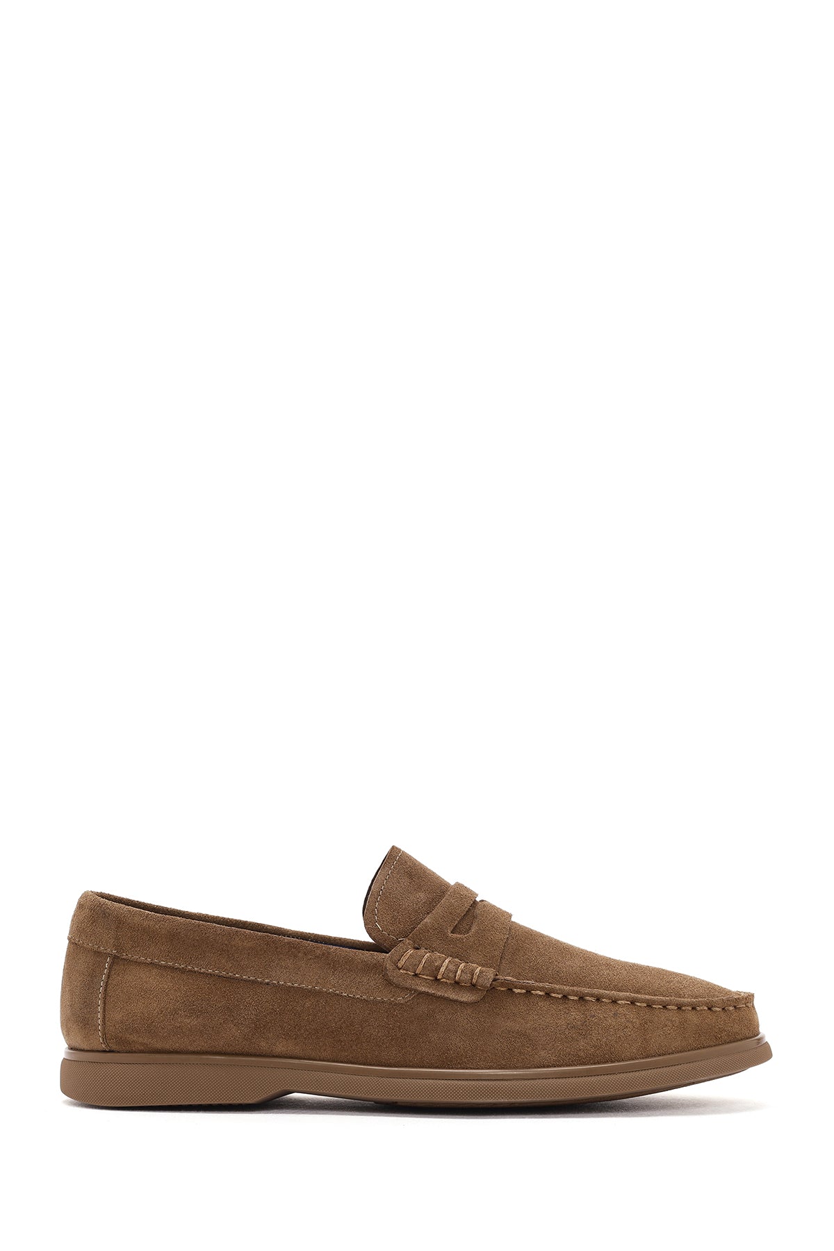 Derimod Fly Men's Mink Suede Leather Casual Loafer 24SFD631810 | Derimod