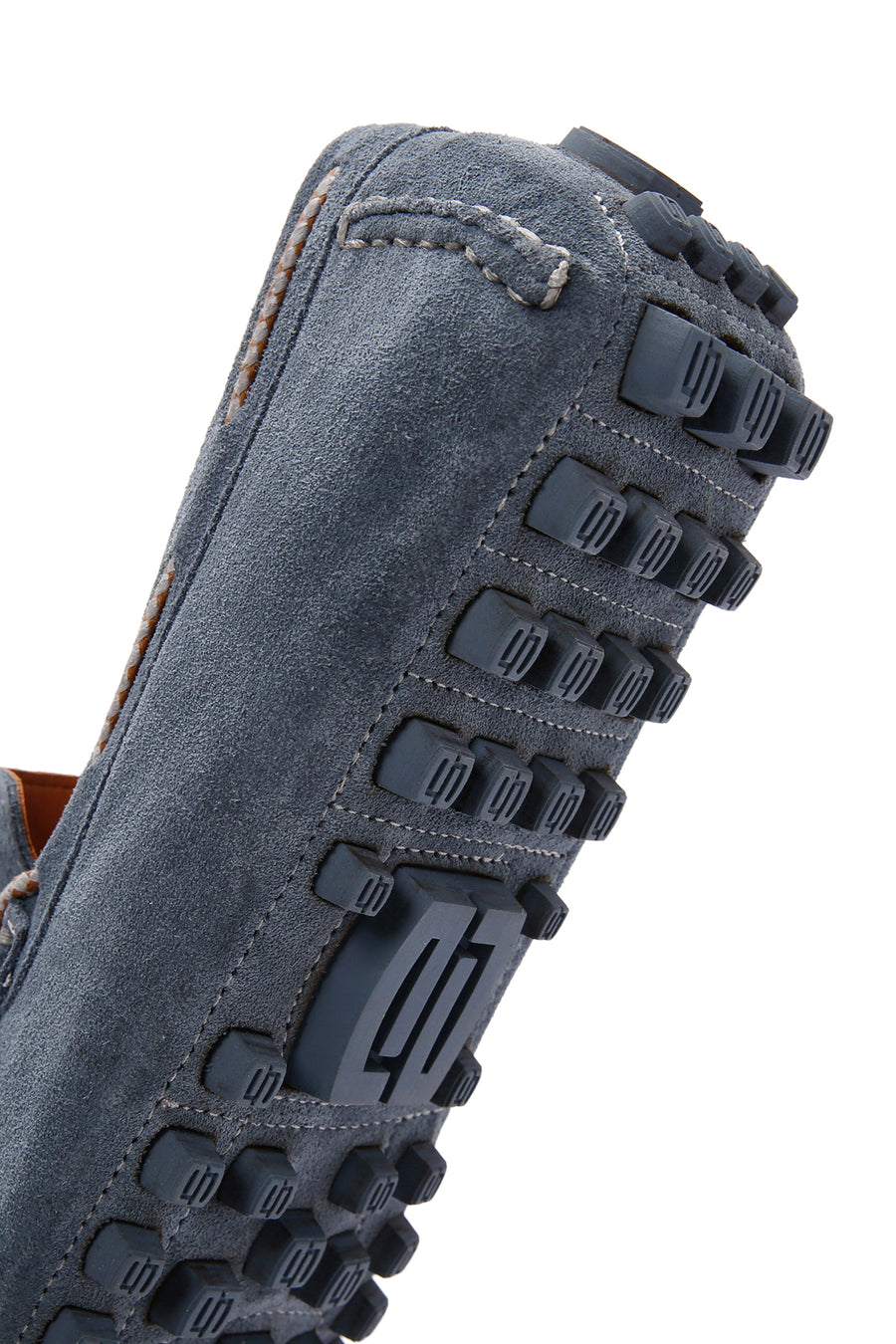 Men's Blue Suede Leather Casual Loafer