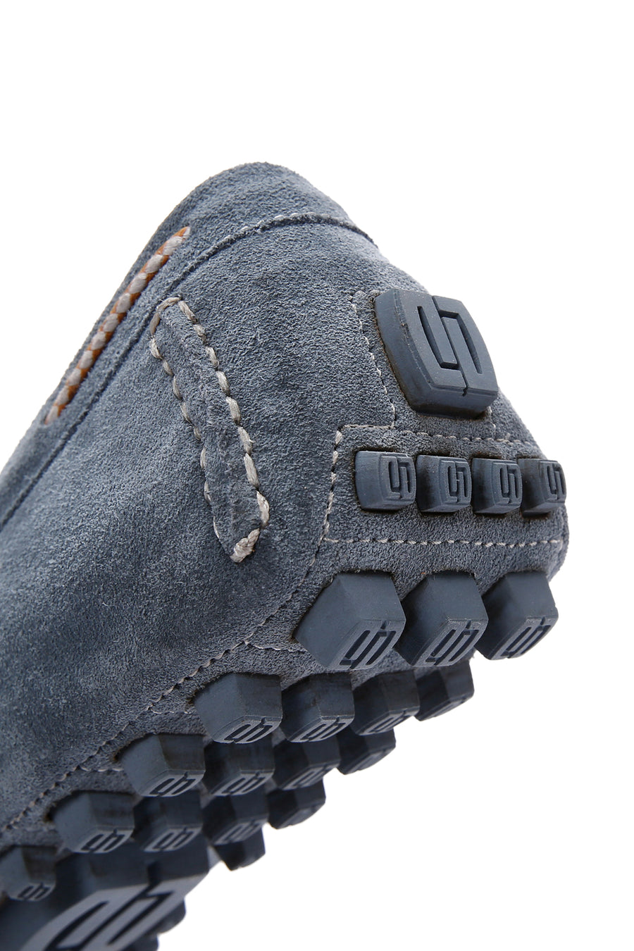 Men's Blue Suede Leather Casual Loafer
