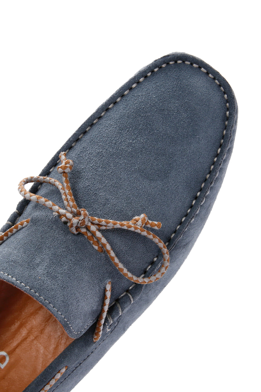 Men's Blue Suede Leather Casual Loafer