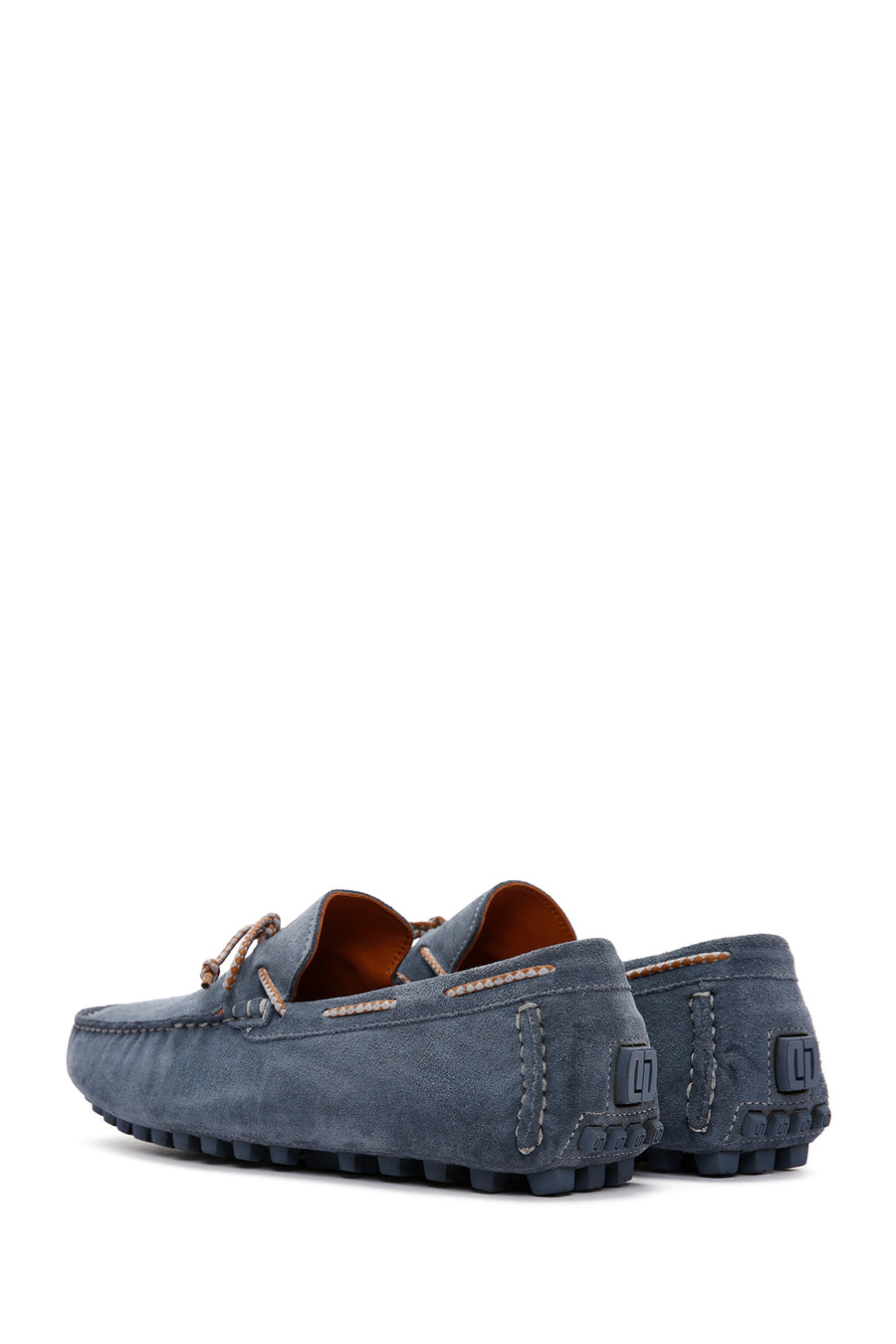 Men's Blue Suede Leather Casual Loafer