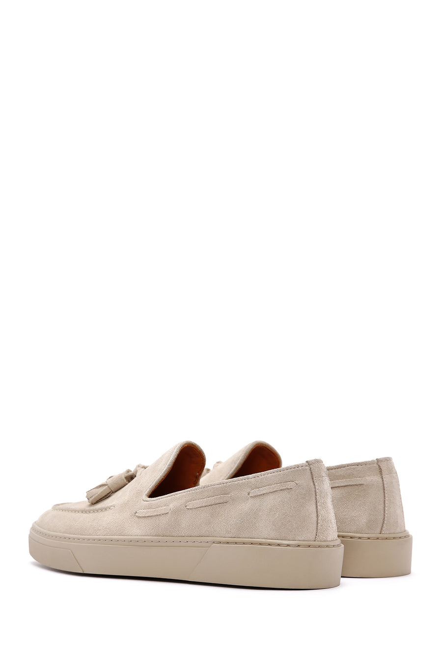 Derimod Fly Men's Beige Suede Leather Casual Loafer