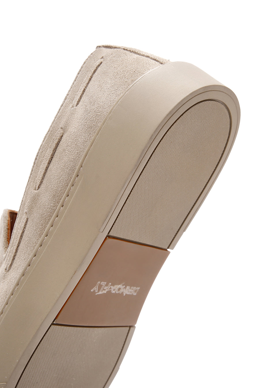 Derimod Fly Men's Beige Suede Leather Casual Loafer
