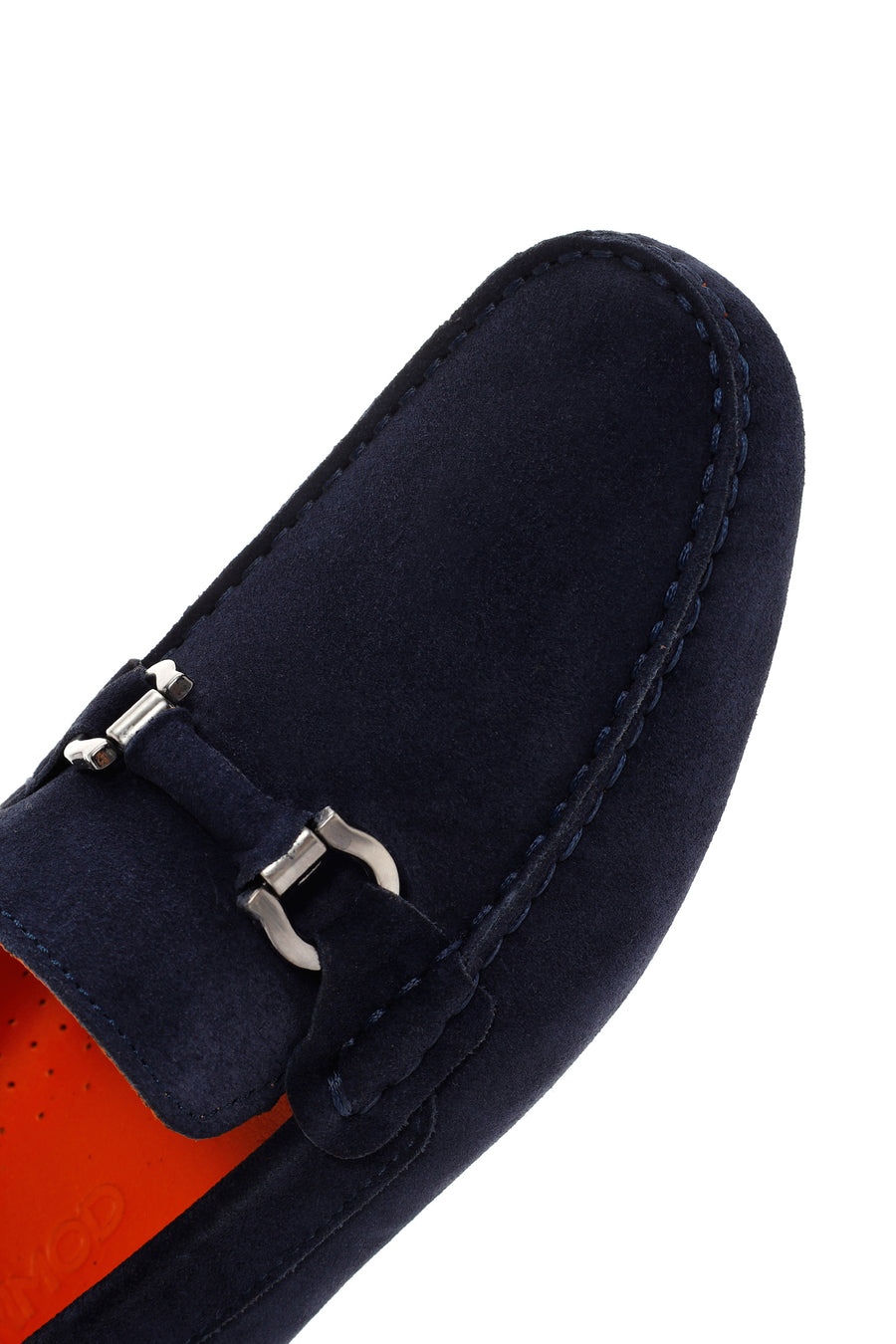 Men's Navy Blue Suede Leather Loafer