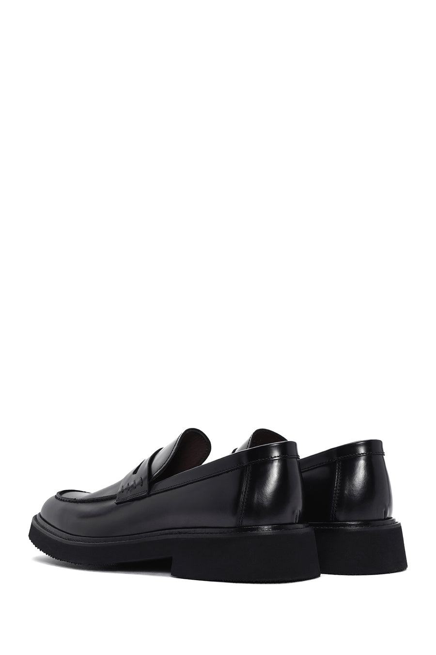 Erkek Siyah Deri Klasik Loafer