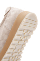 Men's Beige Lace-up Suede Leather Casual Sneaker | Derimod