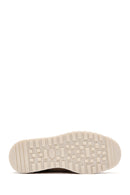 Men's Beige Lace-up Suede Leather Casual Sneaker | Derimod