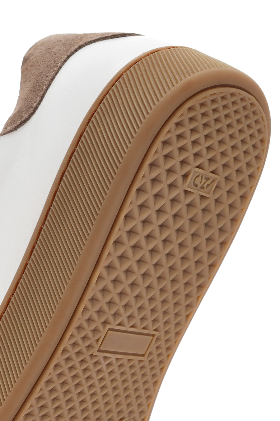 Erkek Beyaz Bağcıklı Deri Sneaker