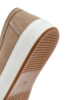 Erkek Kum Nubuk Deri Casual Loafer | Derimod