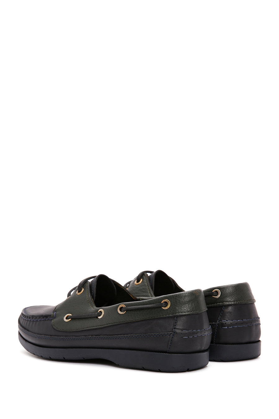 Erkek Yeşil Deri Comfort Loafer