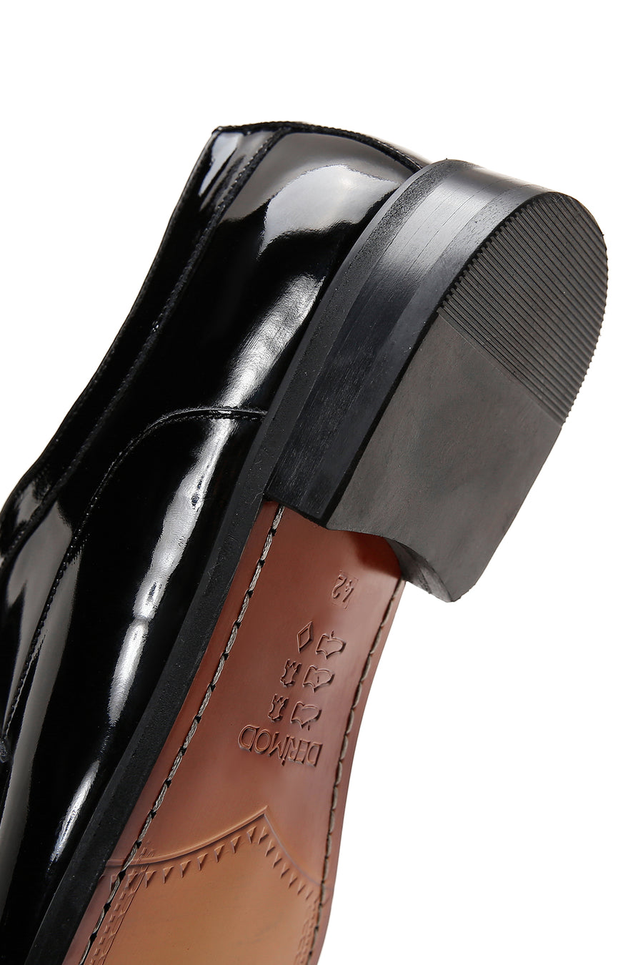 Men's Black Laced Patent Leather Classic Shoes