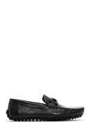 Erkek Siyah Deri Loafer | Derimod