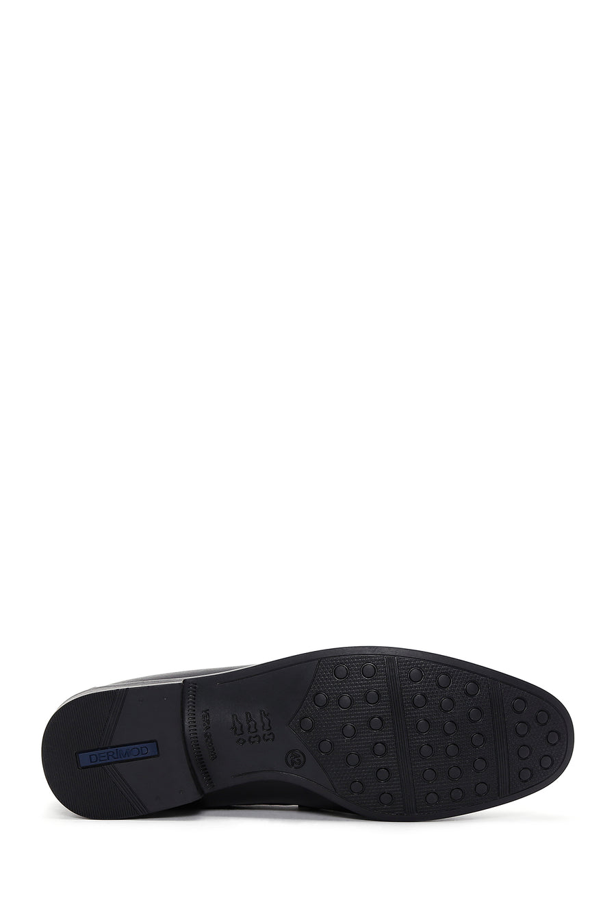 Men's Black Leather Casual Loafer