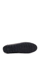 Men's Brown Crocodile Patterned Leather Casual Loafer | Derimod