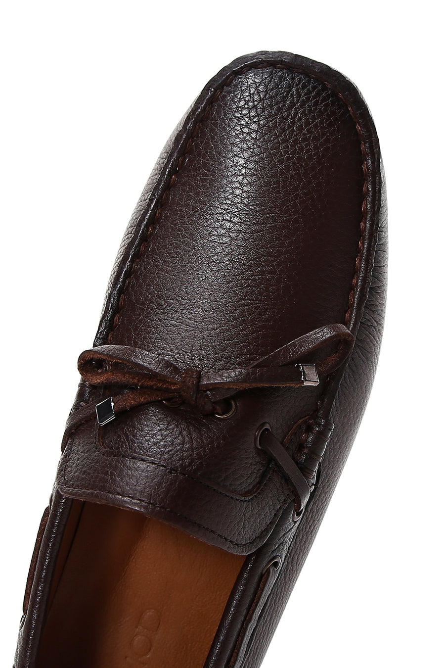 Erkek Kahverengi Deri Casual Loafer