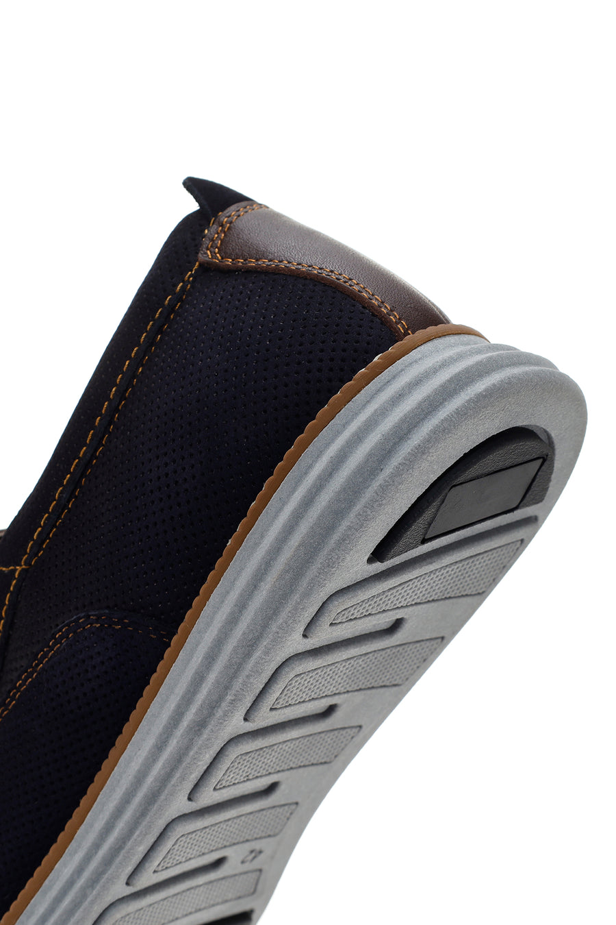 Erkek Lacivert Nubuk Deri Casual Loafer