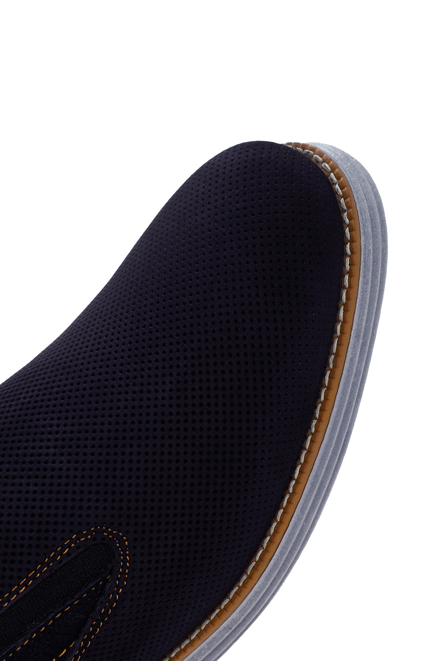 Erkek Lacivert Nubuk Deri Casual Loafer