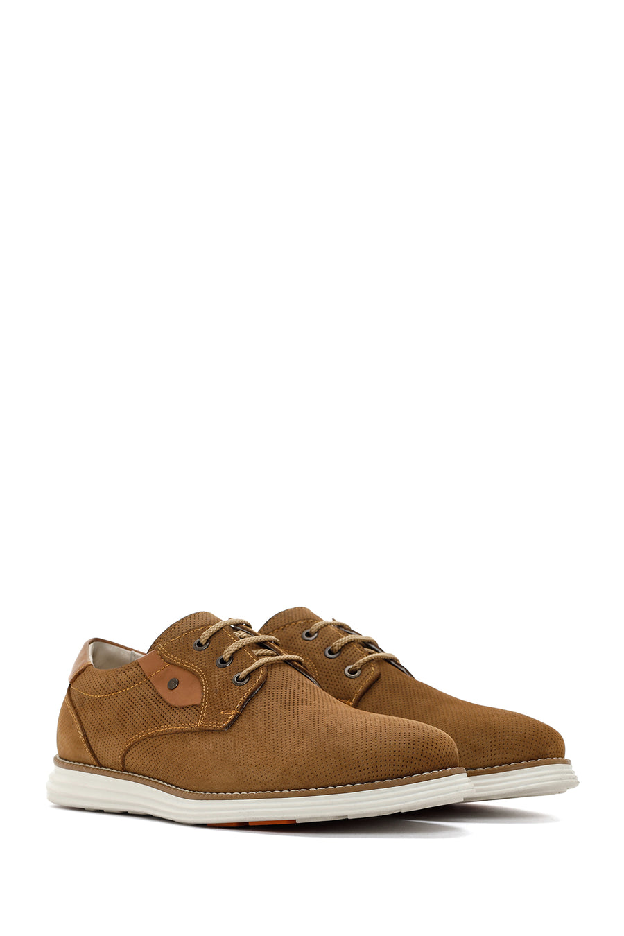 Men's Tan Leather Casual Shoes