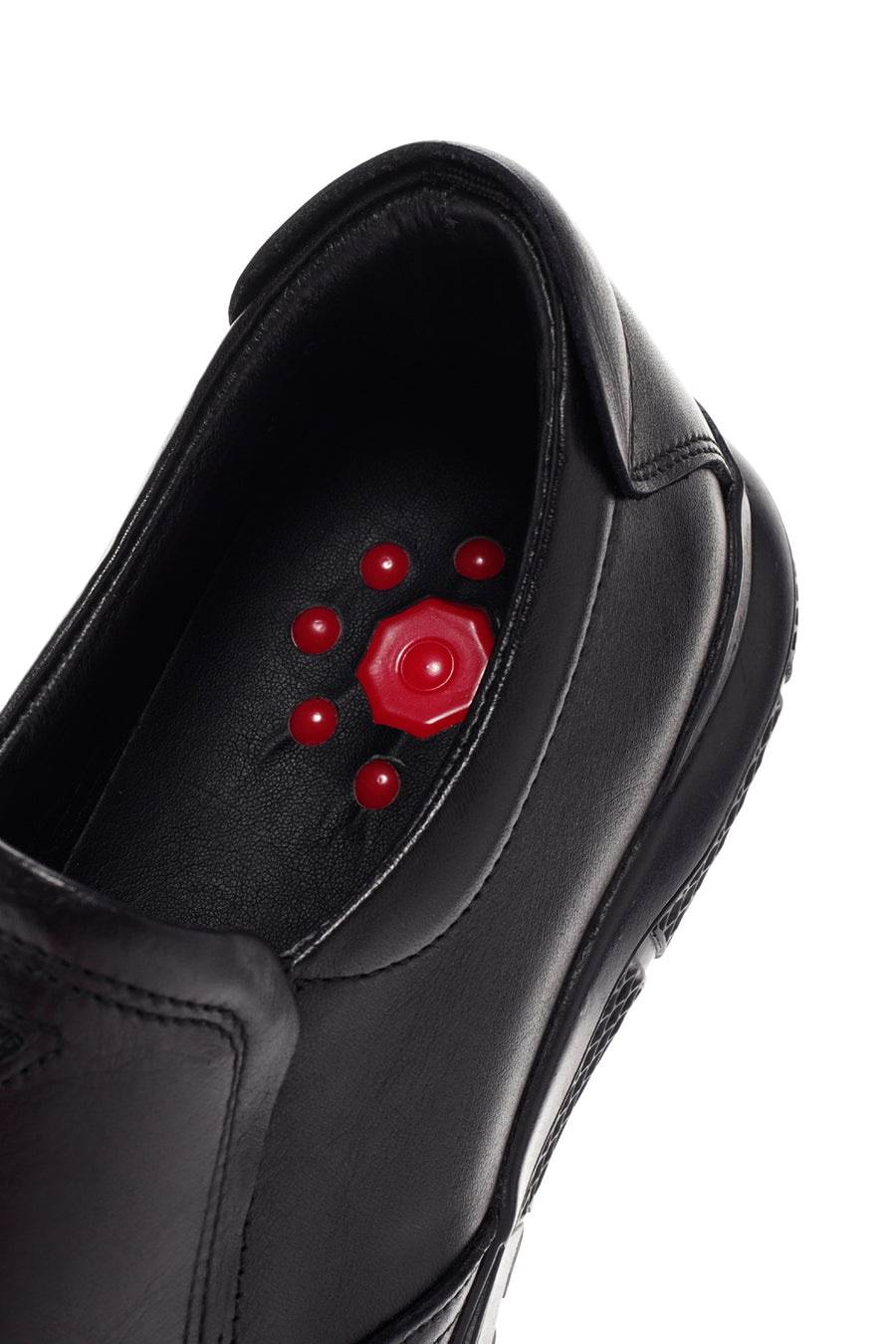 Derimod Fly Men's Black Leather Casual Loafer