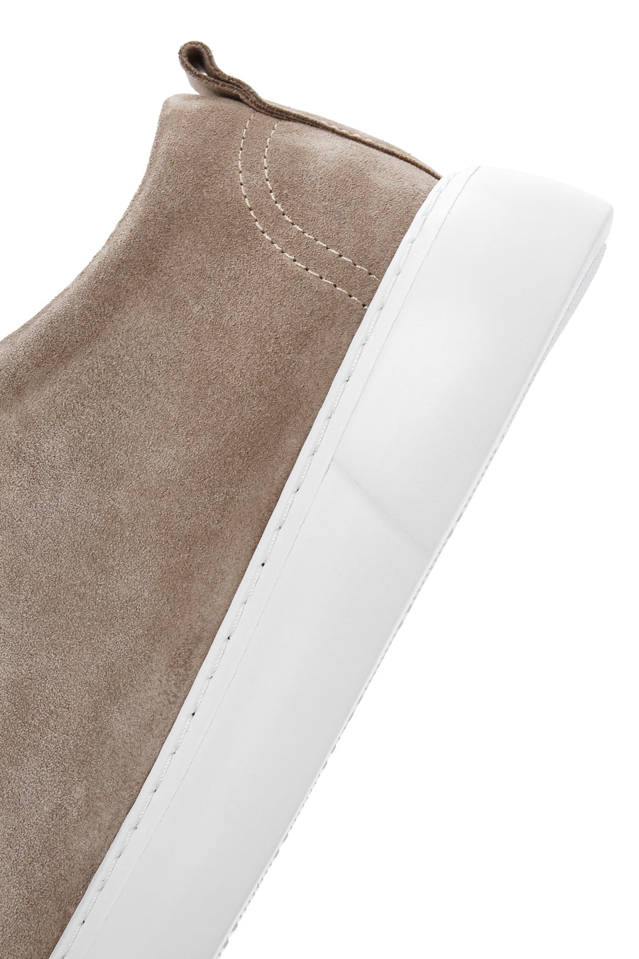 Men's Mink Lace-up Suede Leather Sneaker