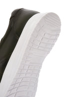 Men's Khaki Lace-up Thick-Sole Leather Sneaker | Derimod