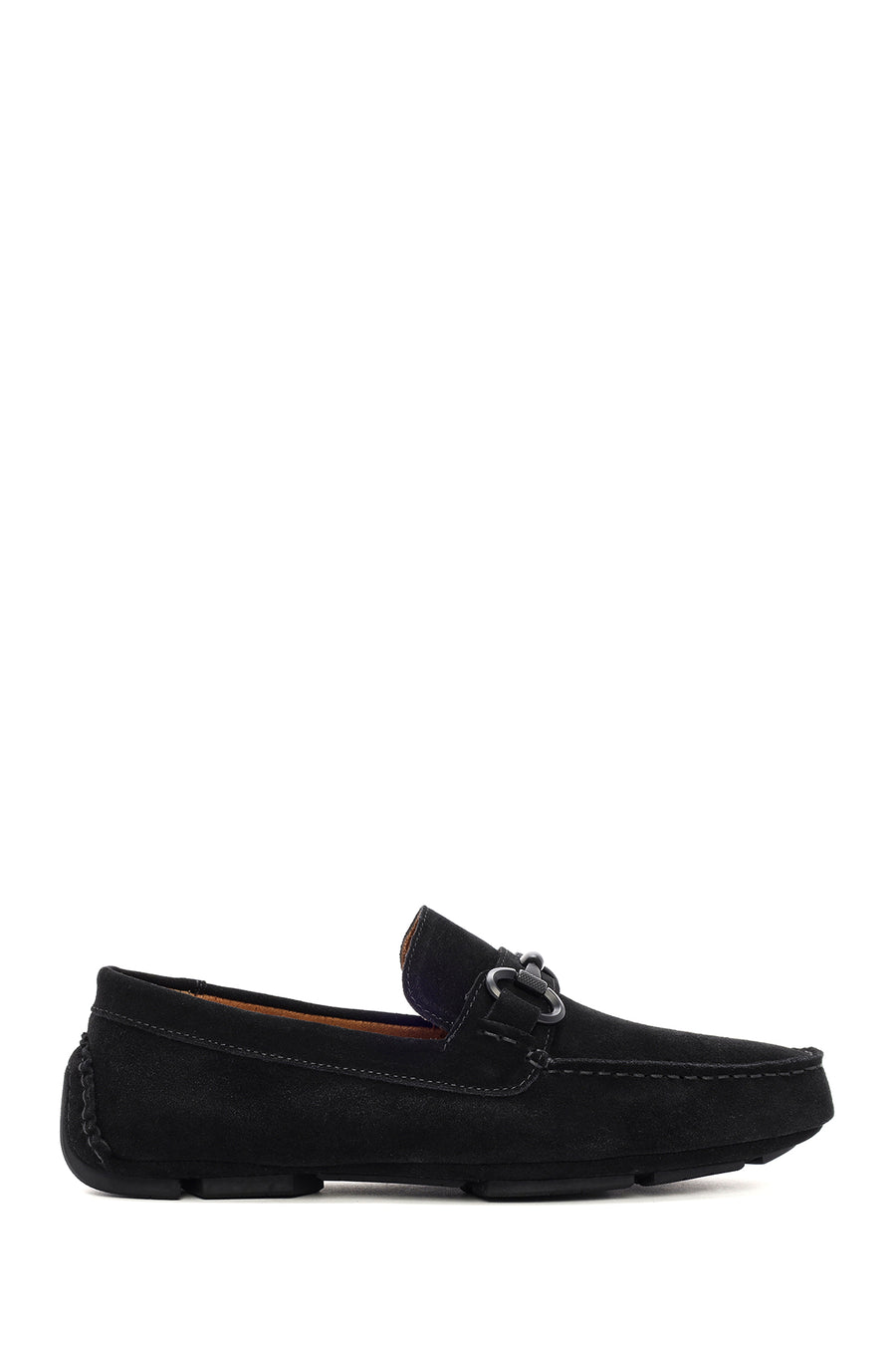 Men's Black Suede Leather Casual Loafer 24SFD691210 | Derimod