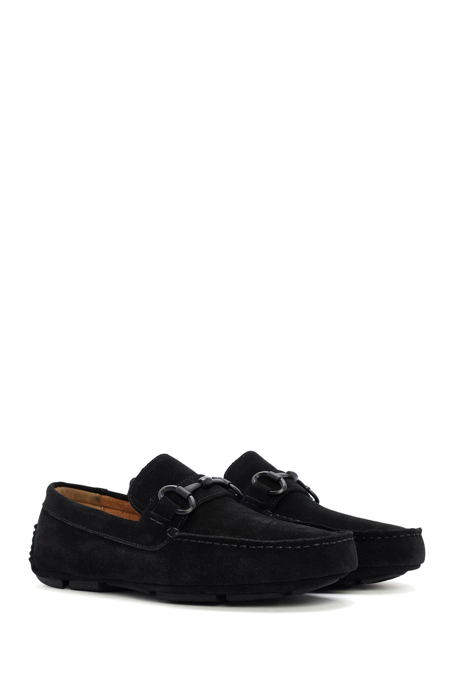Men's Black Suede Leather Casual Loafer