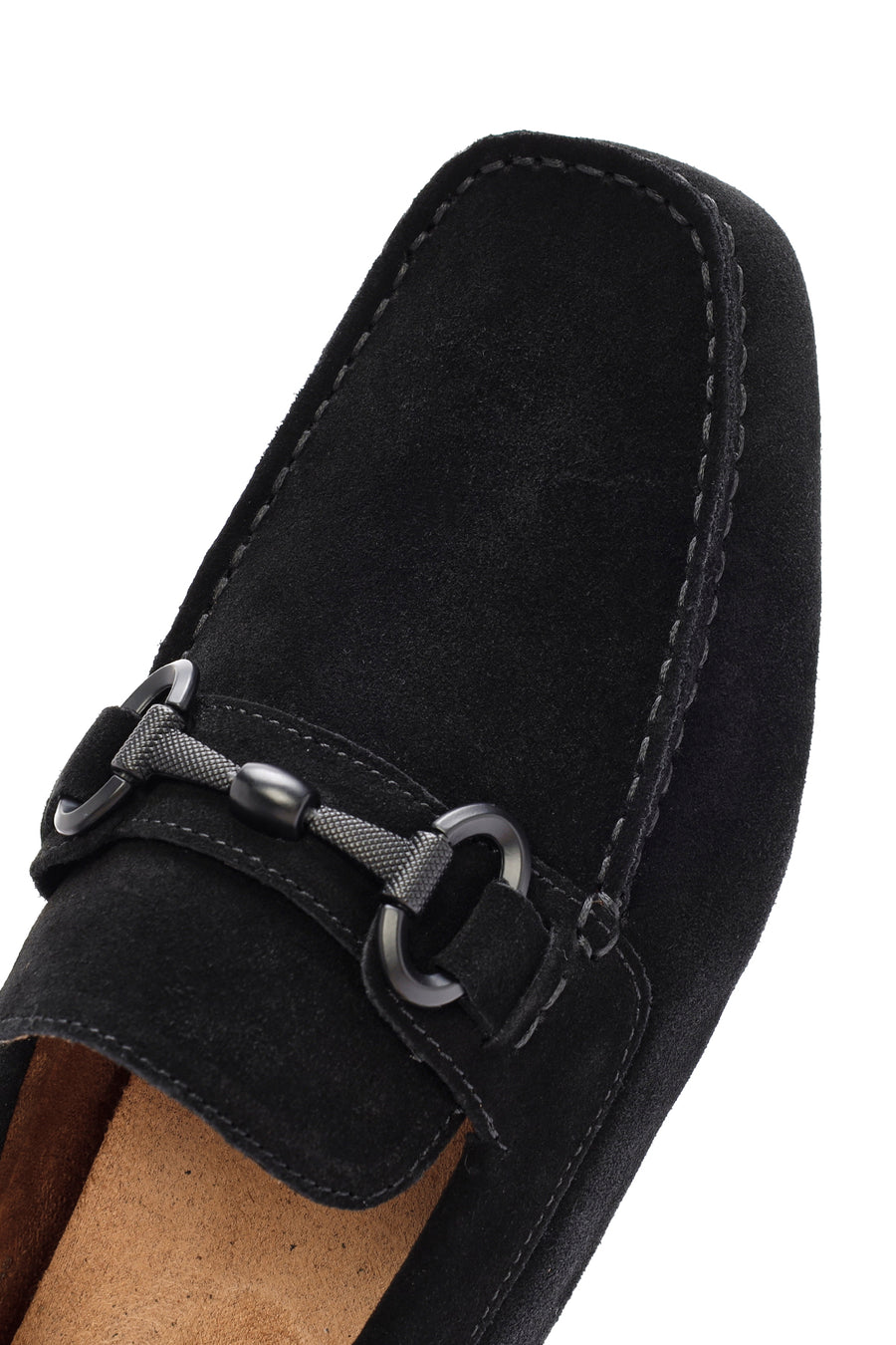 Men's Black Suede Leather Casual Loafer