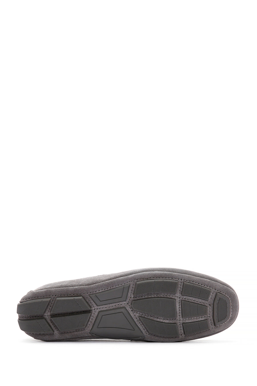 Men's Gray Suede Leather Casual Loafer