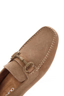 Men's Yellow Suede Leather Casual Loafer | Derimod