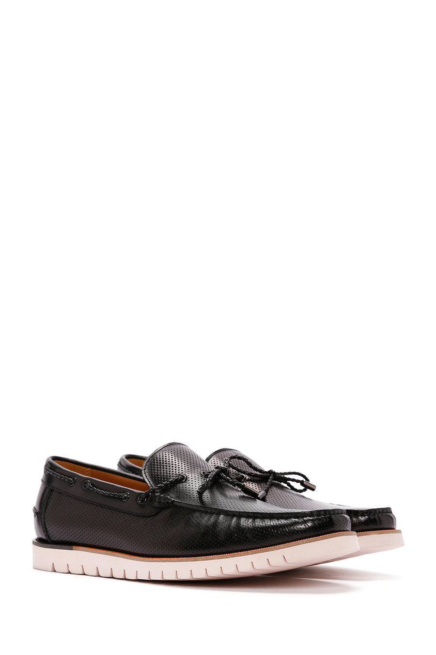 Derimod Fly Men's Black Leather Casual Loafer