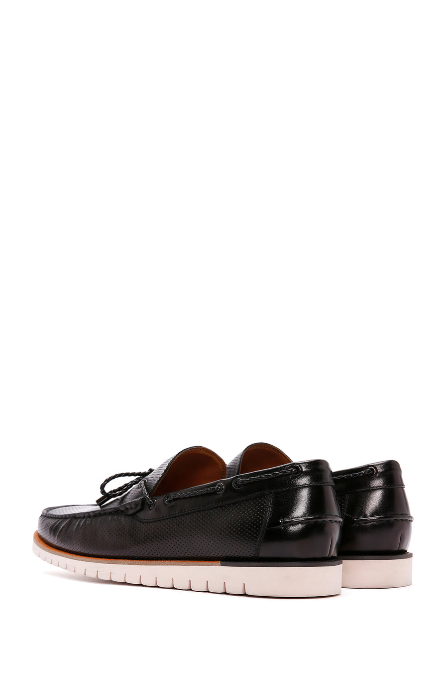Derimod Fly Men's Black Leather Casual Loafer