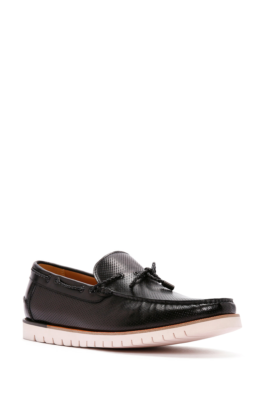Derimod Fly Men's Black Leather Casual Loafer