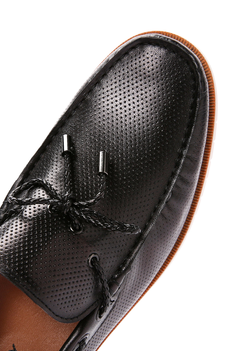 Derimod Fly Men's Black Leather Casual Loafer