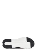Derimod Zero Men's Black Thick-Soled Laced Fabric Sneaker | Derimod
