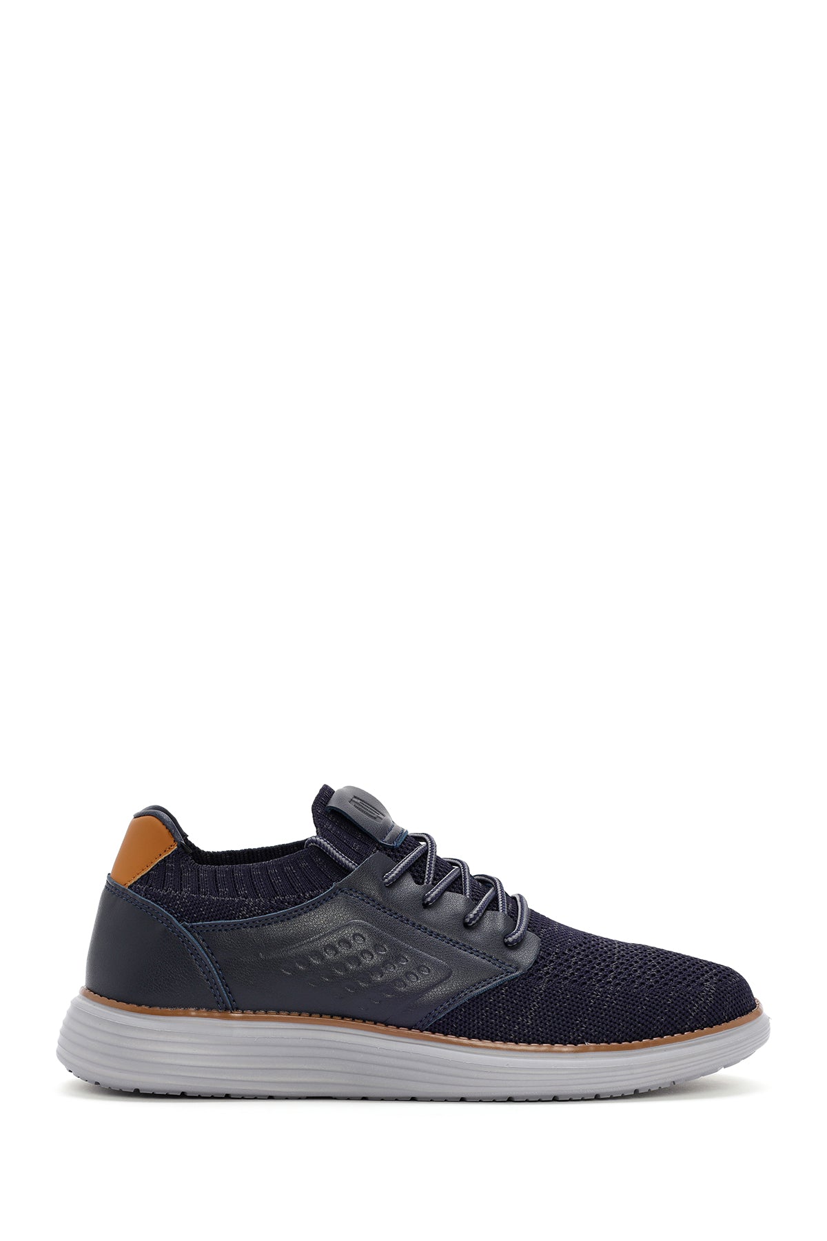 Men's Navy Blue Fabric Sneakers 24SFD69366F | Derimod