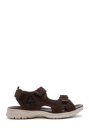 
Men's Brown Strapped Nubuck Leather Casual Sandal
 | Derimod