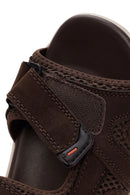 
Men's Brown Strapped Nubuck Leather Casual Sandal
 | Derimod