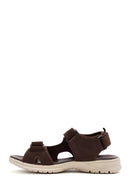 
Men's Brown Strapped Nubuck Leather Casual Sandal
 | Derimod