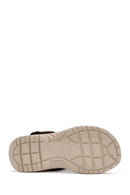 
Men's Brown Strapped Nubuck Leather Casual Sandal
 | Derimod