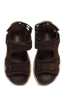 
Men's Brown Strapped Nubuck Leather Casual Sandal
 | Derimod