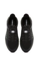 Erkek Haki Bağcık Mekanizmalı Kalın Tabanlı Deri Sneaker | Derimod