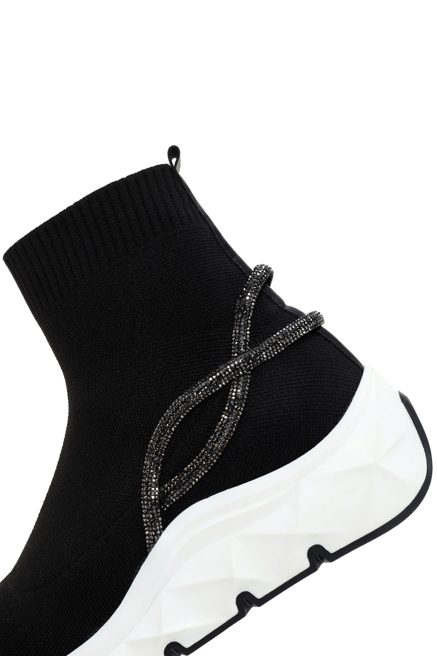 Derimod Zero Women's Black Stone High Top Sneaker