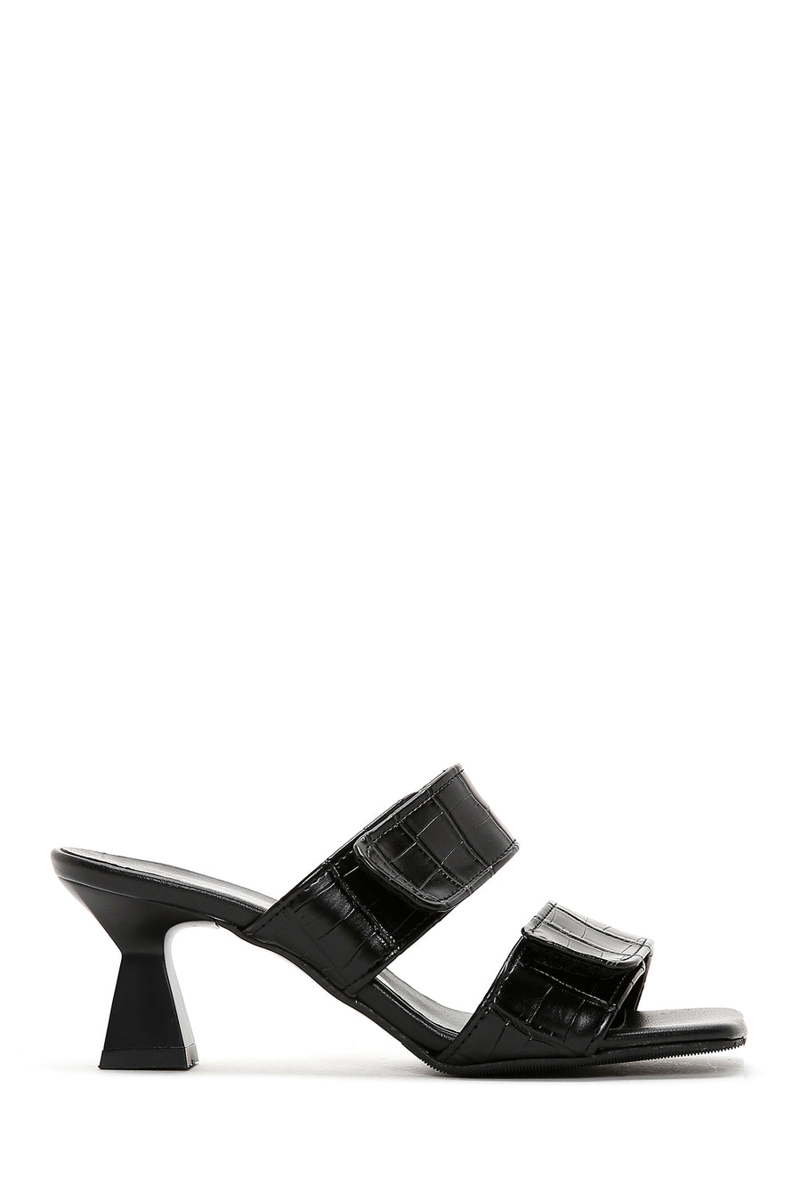 Women's Black Thin Heeled Slippers 24SFE4003E3 | Derimod