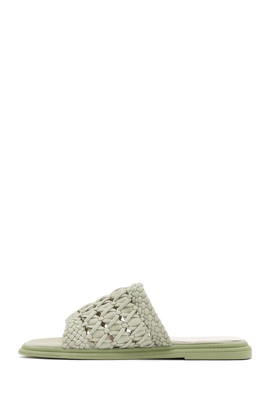 Women's Green Knitted Slippers
