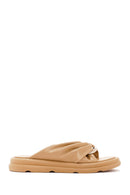 Women's Beige Slippers | Derimod